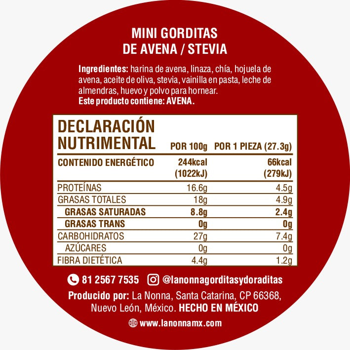 Edición Navideña Premium Mini Avena