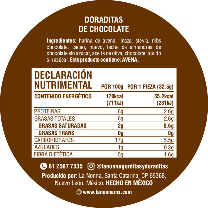 Doraditas de Chocolate