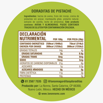 Doraditas de Pistache