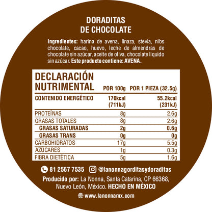 Doraditas de Chocolate